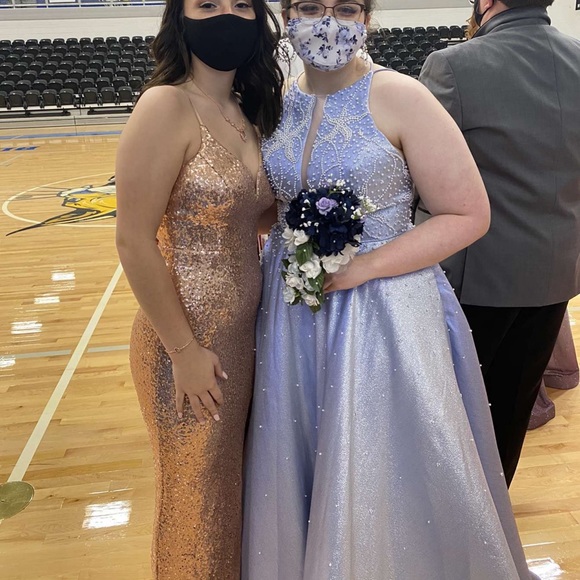 rose gold prom dress - Picture 4 of 4